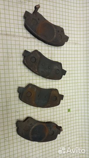 Колодки барабанные к-кт hyundai