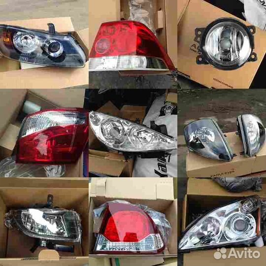 Фара левая LED под ксенон С мотором для audi A4 (2