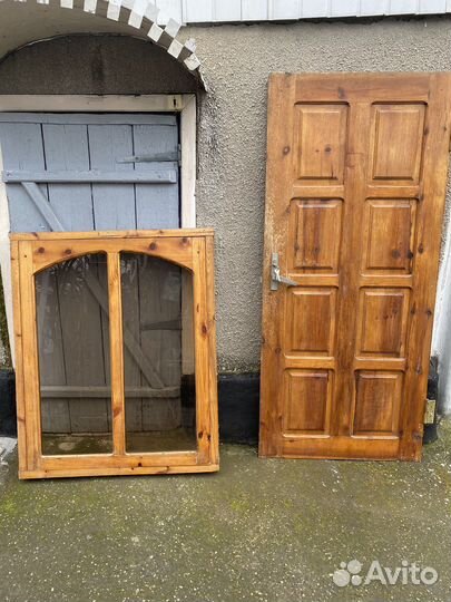 Дверь и окно с коробкой
