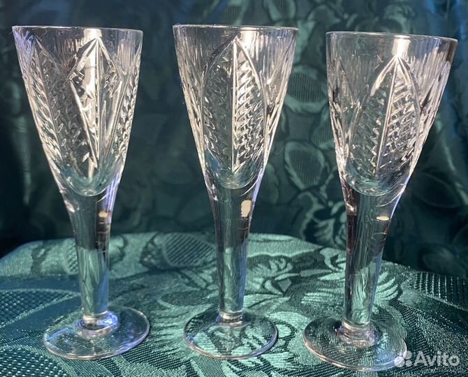 Рюмки,фужеры,вазы,хрустальные СССР