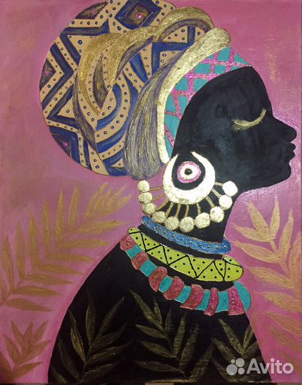 Авторская интерьерная картина «Анита»