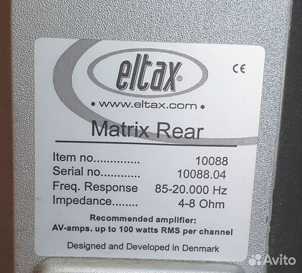 Акустические колонки eltax