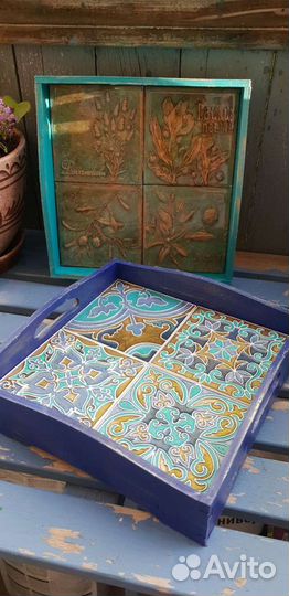 Поднос сервировочный