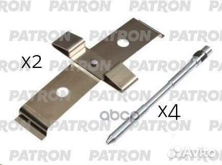 Комплект монтажный тормозных колодок дисковых A