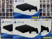 Sony PlayStation 4 Slim 500gb (новая) + 50 игр