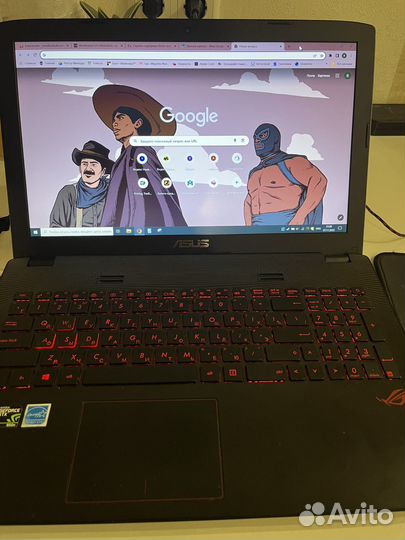 Игровой ноутбук asus ROG GL552VW i7
