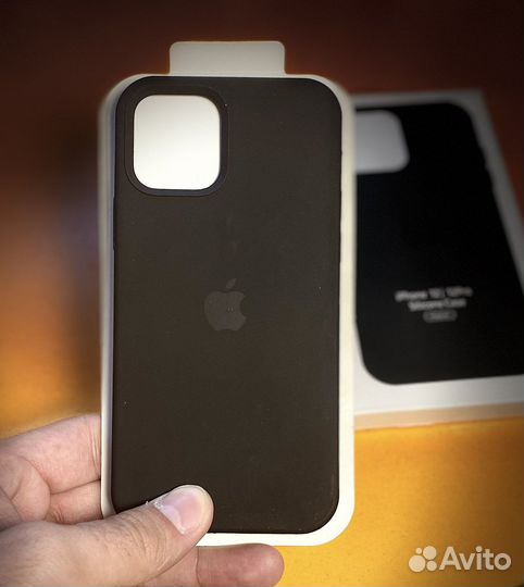 Чехол на iPhone 12/12 pro magsafe чёрный