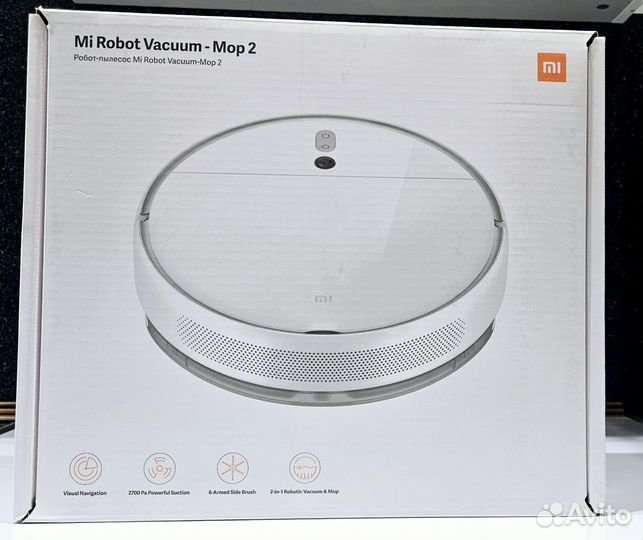 Робот пылесос xiaomi mi robot vacuum mop 2 новый