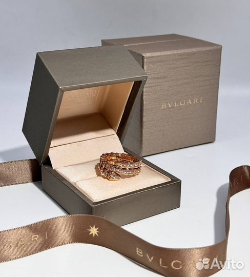 Кольцо bvlgari serpenti