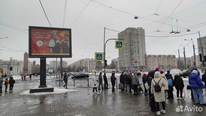 Реклама на билбордах (щитах), ситиформатах Москва
