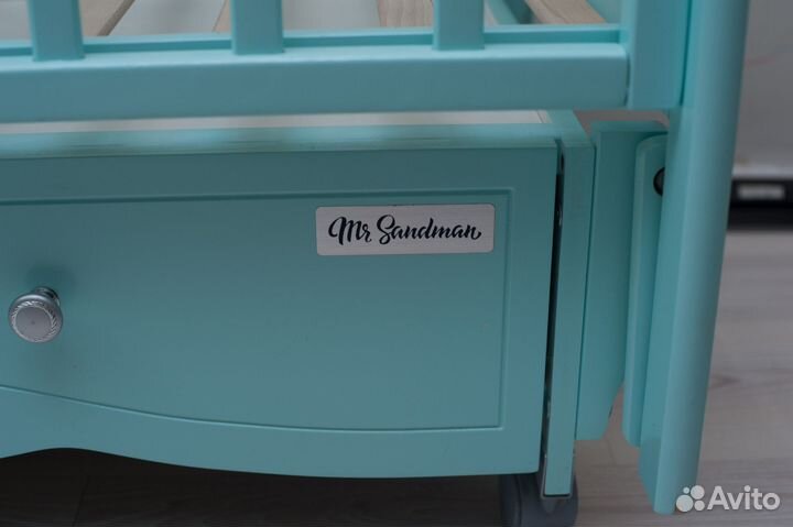 Детская кроватка с маятником mr Sandman porcet