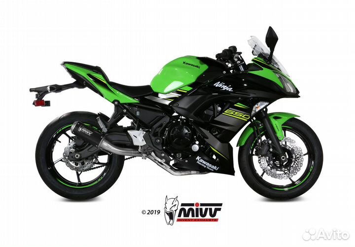 Полный Выхлоп Глушитель Kawasaki Ninja 650 Z650