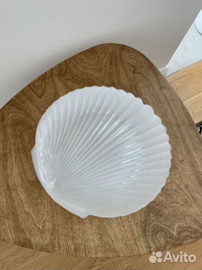 Винтажная тарелка ракушка франция