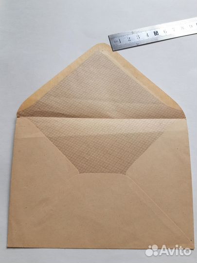 Конверт почтовый с автобусом ретро