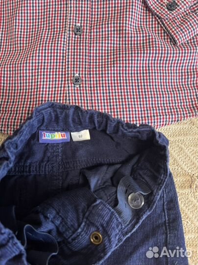 Рубашка + брюки р-р92