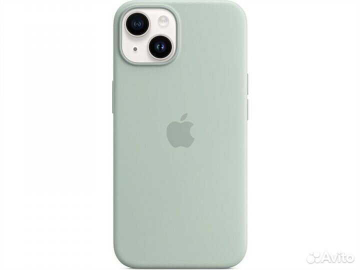 Клип-кейс iPhone 14 Silicone Case Soft Touch Бирюз