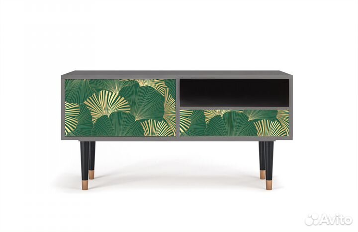 Тв-тумба T3 - Сатин - Gold Ginkgo