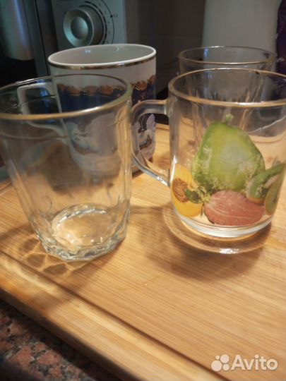 2 кружки и два стакана