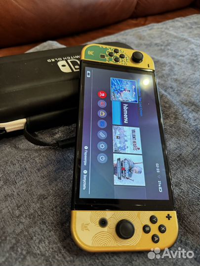 Nintendo switch oled zelda edition прошитая