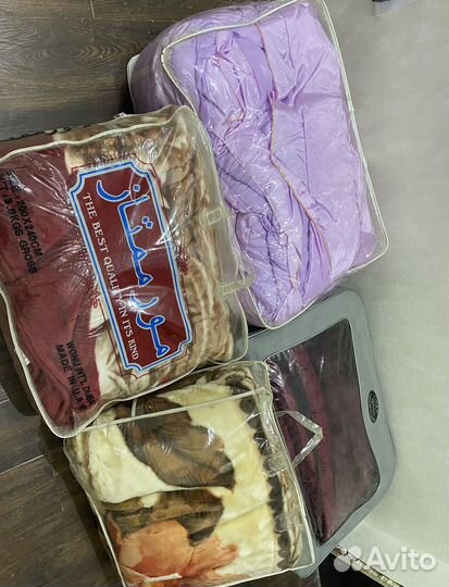 Велюровые одеяло