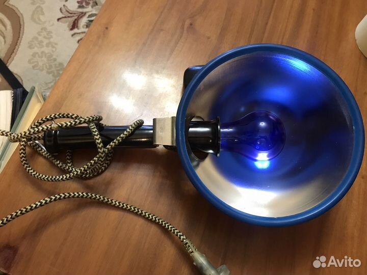 Синяя лампа СССР рефлектор Минина