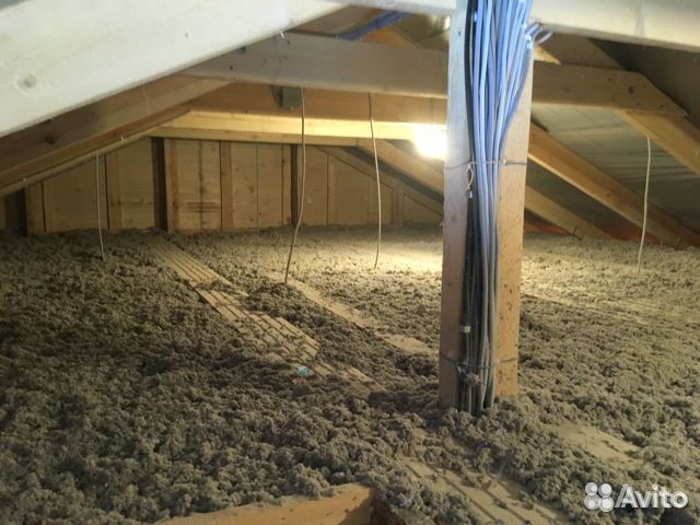 Утепляем эковатой