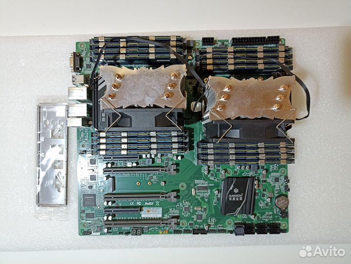 Dual Xeon E5-2650v2, DDR3 512Гб 1866Мгц, huananzhi