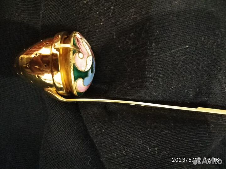 Ситечко чайное серебряное