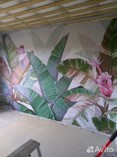 Поклейка обоев. Косметический ремонт.Качественно