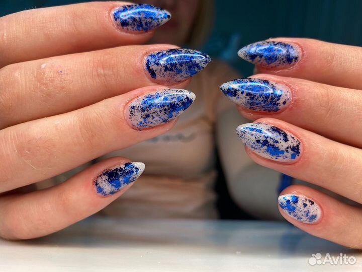 Наращивание ногтей, педикюр