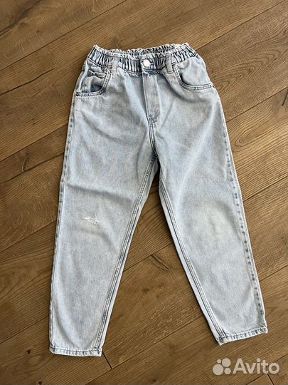 Джинсы для девочки на рост 122 см