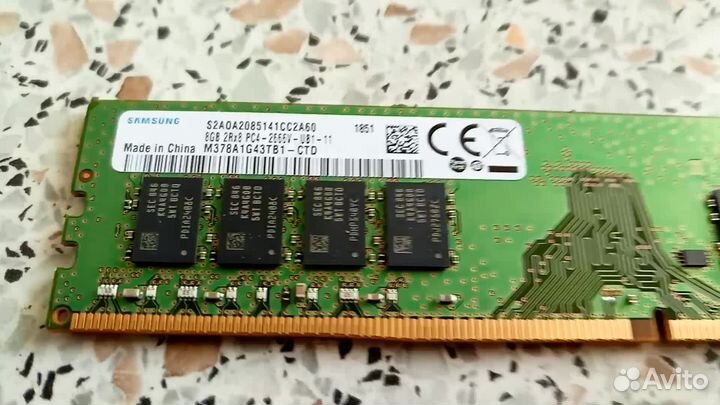 Samsung m378a1k43cb2-ctd - 8gb 2666 MHz