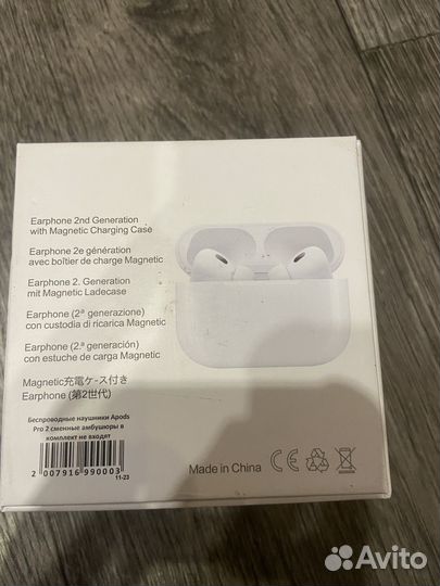 Беспроводные наушники apple airpods pro