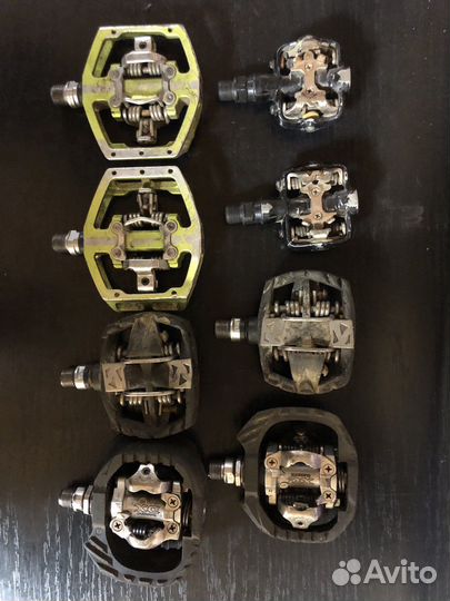 Педали платформы контактные мтб
