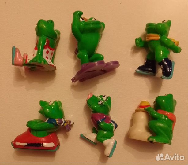 Шрек, кроты, динозавры и другие игрушки киндер