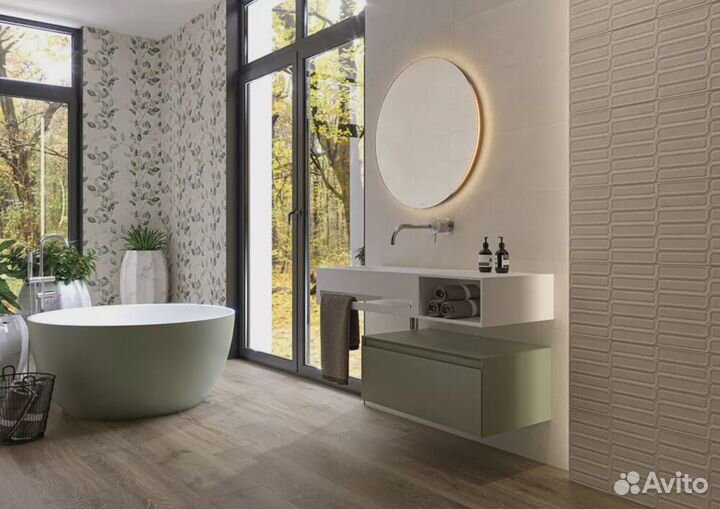 Плитка Alure 30X75 настенная - под бетон, Испания