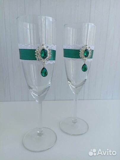 Свадебные бокалы, бокалы на свадьбу