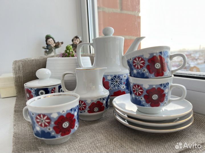 Кофейный сервиз Кольдиц гдр