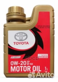Моторное масло 1л Toyota 0W20 SP/GF6A 08880-843