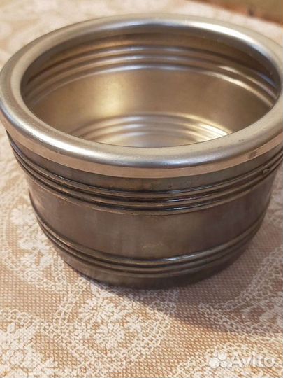 Икорница мельхиоровая