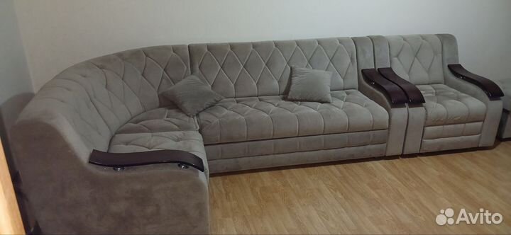 Большой угловой диван модульный бу