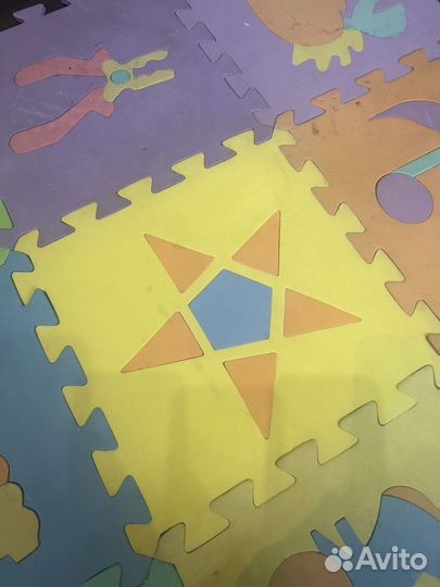 Мягкий коврик пазл