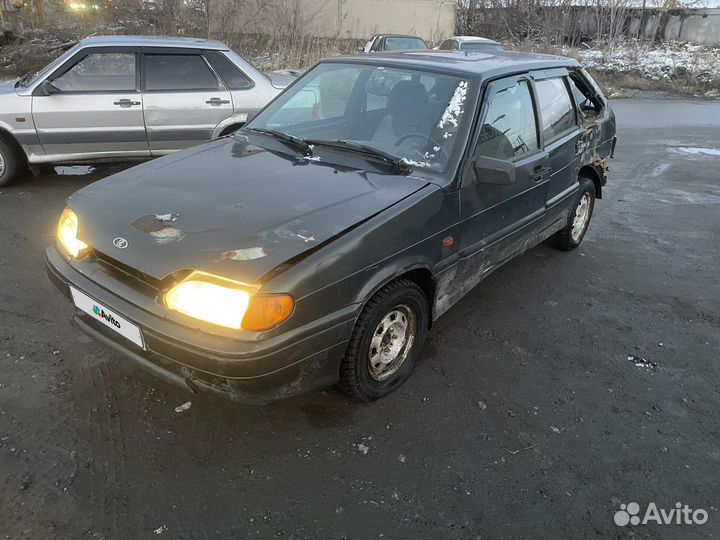 ВАЗ 2114 Samara 1.5 МТ, 2007, битый, 100 000 км