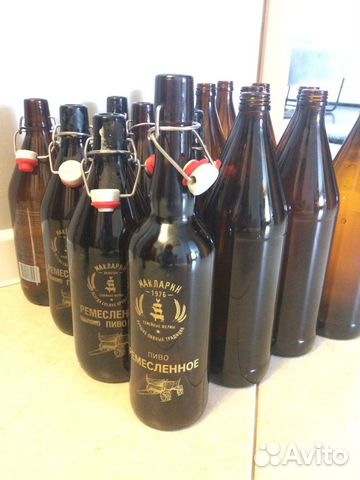 Бутылка с бугельной пробкой 1 л