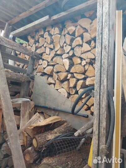 Дрова колотые сухие