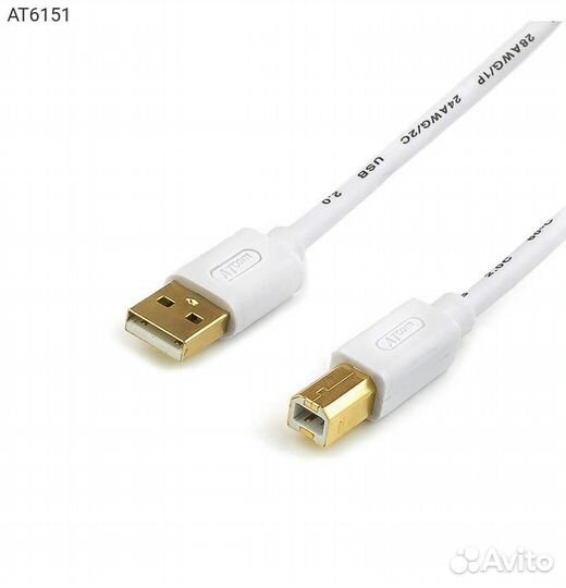 USB кабель atcom USB Type B (M) - USB Type A (M)