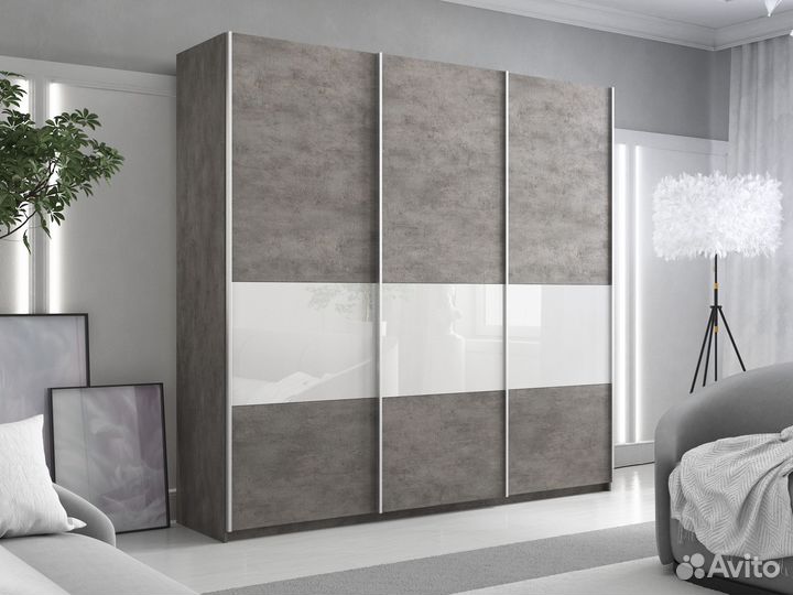 Шкаф купе широкий Прайм 3-х дверный от производите