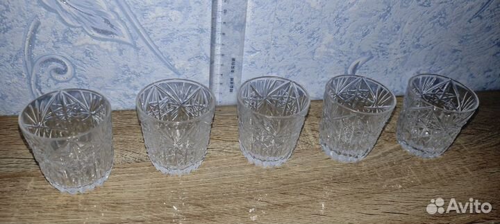 Рюмки хрустальные СССР. разные