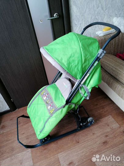 Детские санки коляска ника