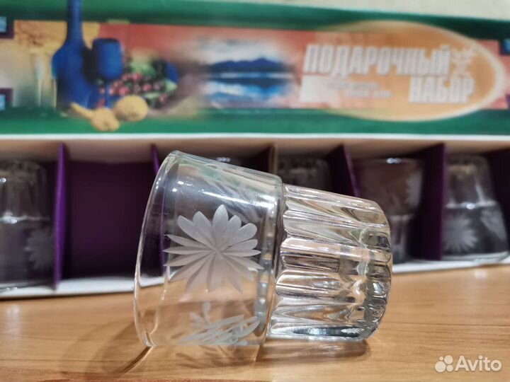 Стопки СССР, подарочный набор 6шт. Новые